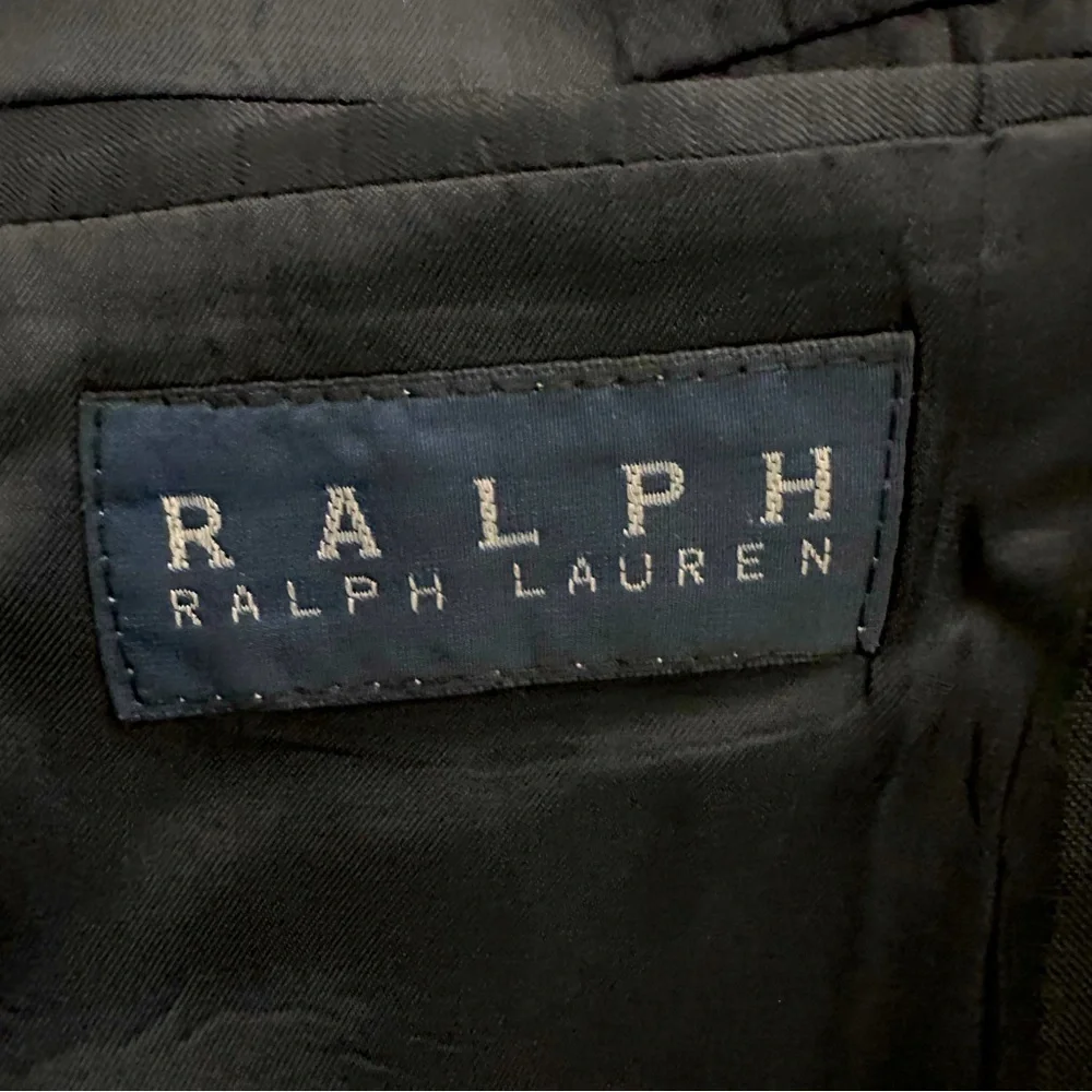 Ralph Lauren 44 Tall Navy Wool Cashmere Blazer Sport Coat 2 Button